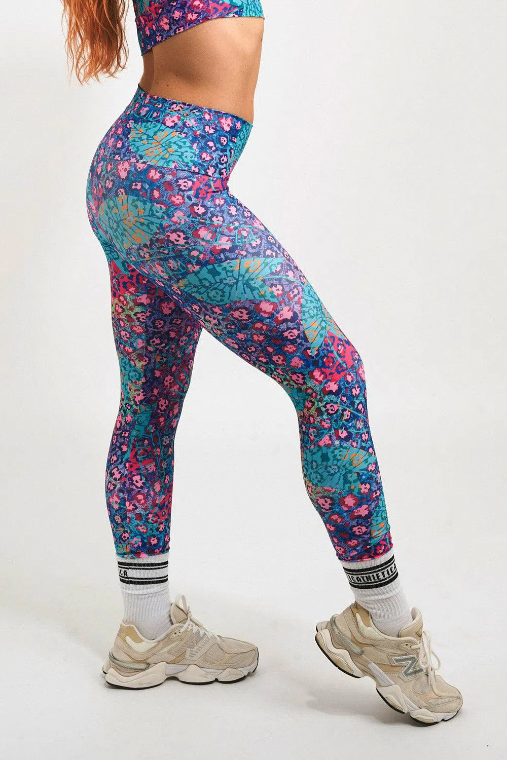 Performance High Waisted Leggings - Plant One On Me-Activewear-Exoticathletica