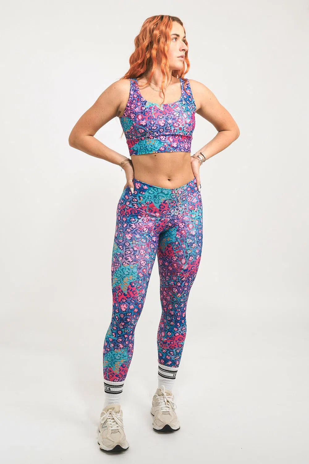 Performance High Waisted Leggings - Plant One On Me-Activewear-Exoticathletica