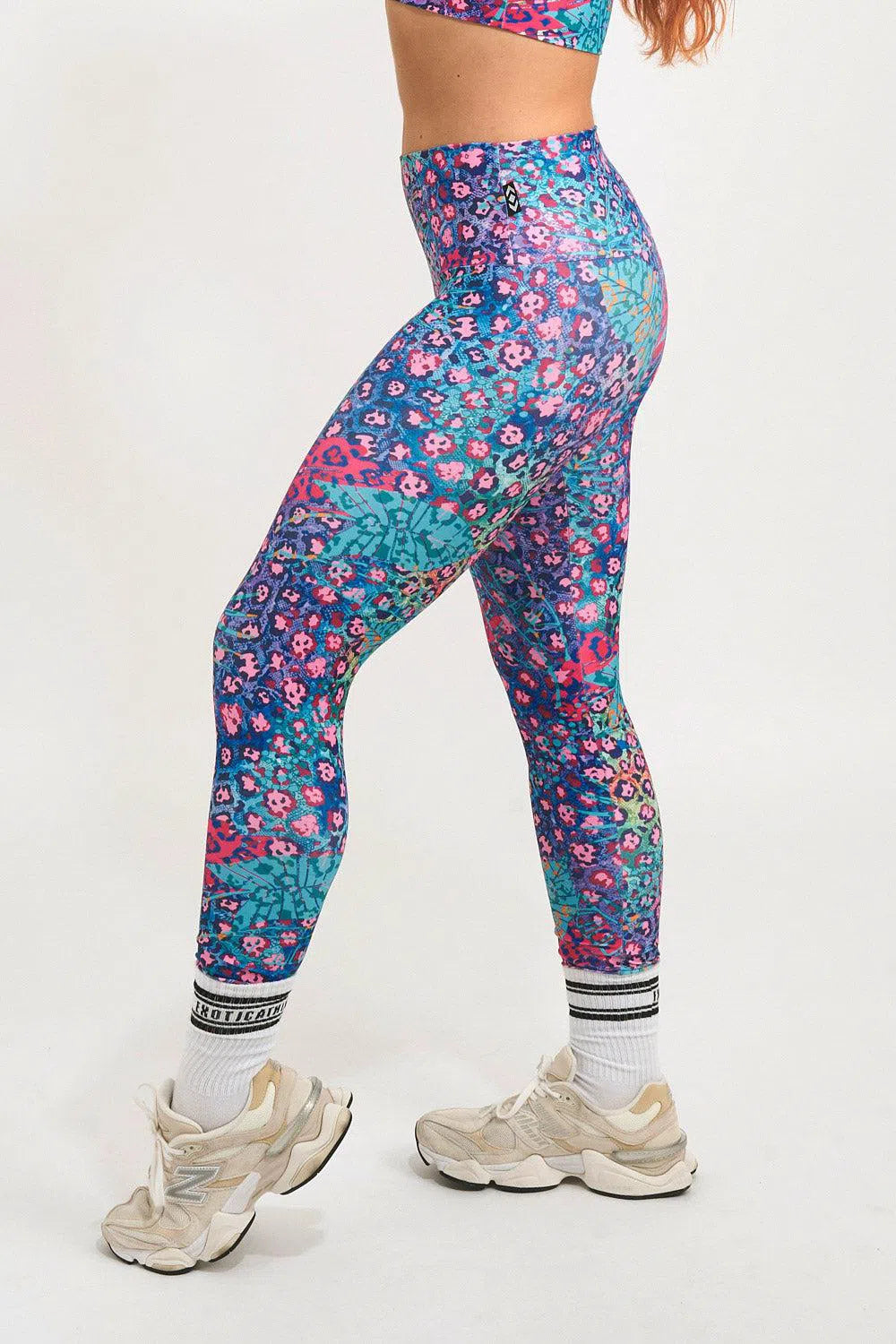 Performance High Waisted Leggings - Plant One On Me-Activewear-Exoticathletica