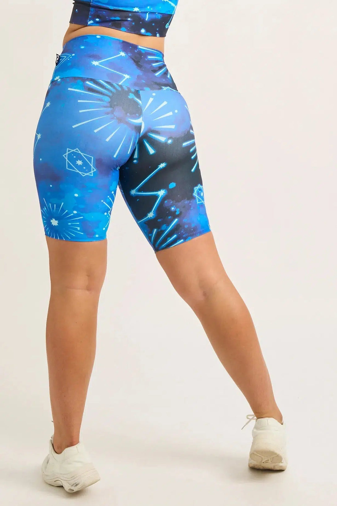 Performance High Waisted Long Shorts - Imagine Nation-Activewear-Exoticathletica