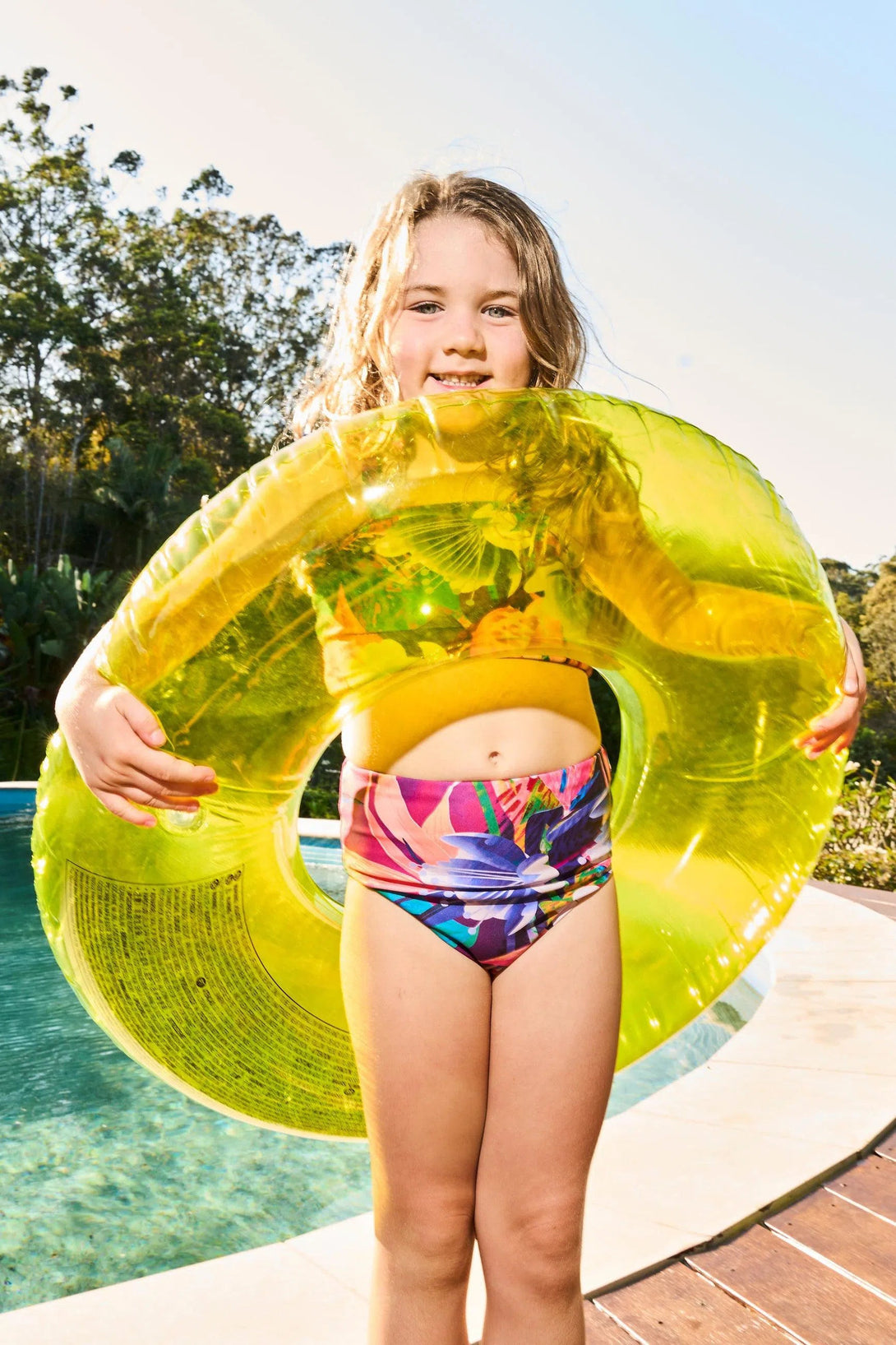 Performance Kids Bikini Bottom - Down The Garden Path-Activewear-Exoticathletica