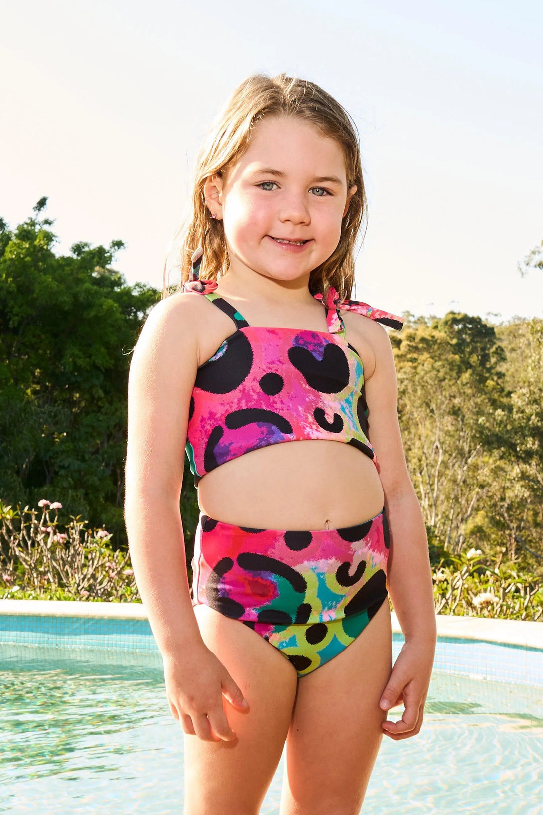 Performance Kids Bikini Bottom - Rave In The Grave-Activewear-Exoticathletica