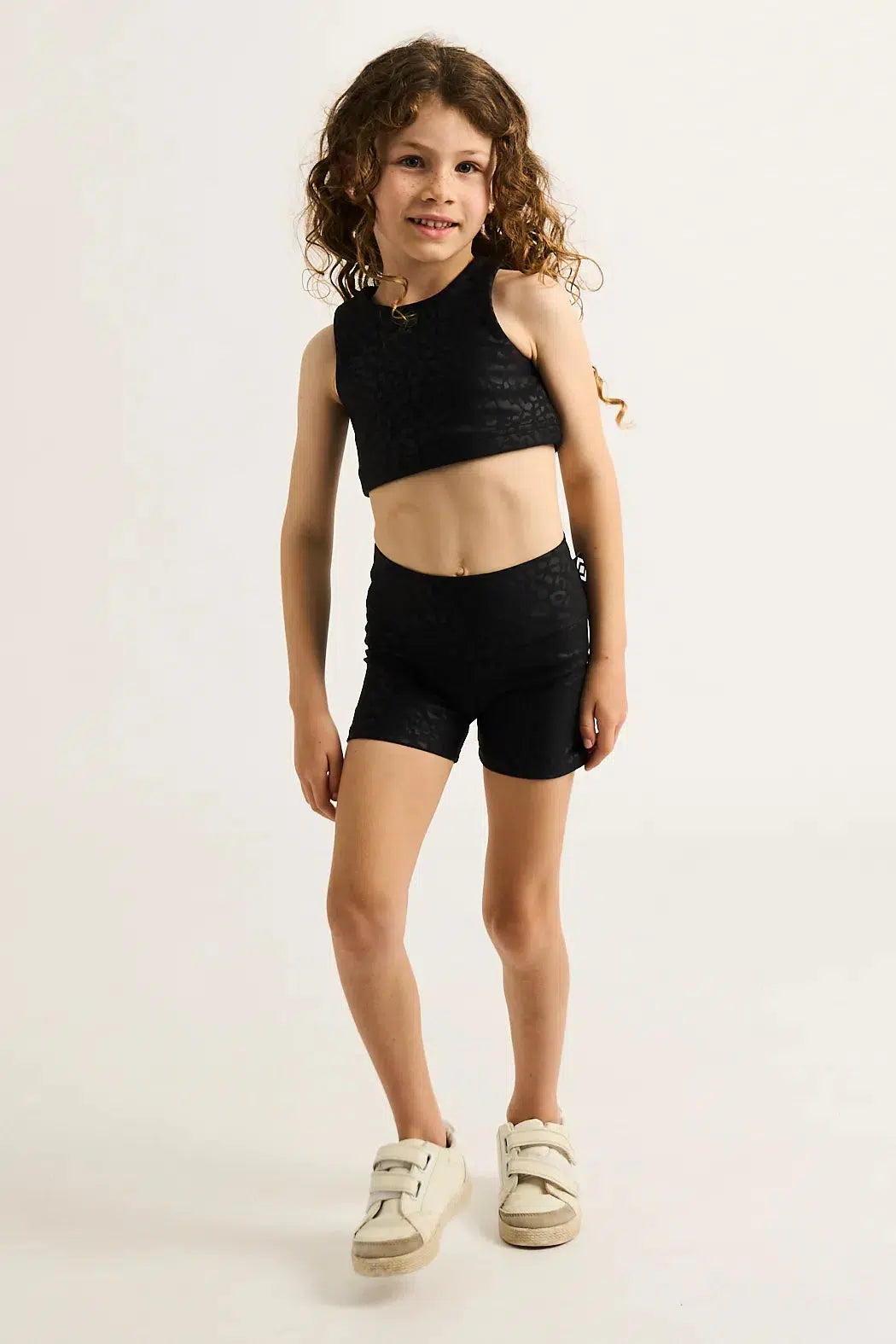 Performance Kids Booty Shorts - Black Exotic Touch Jag-Activewear-Exoticathletica