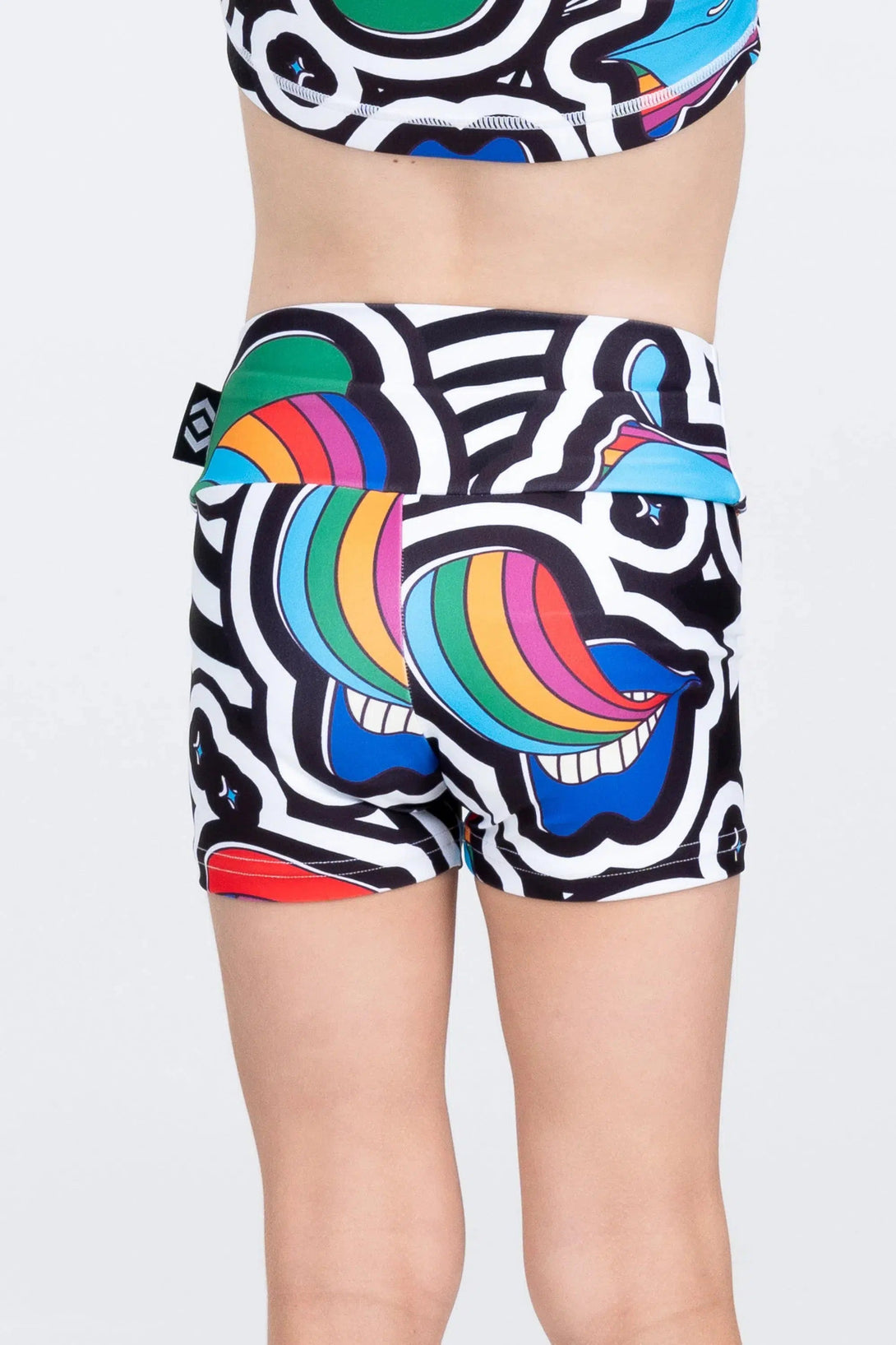 Performance Kids Booty Shorts - Excuse My French-Activewear-Exoticathletica