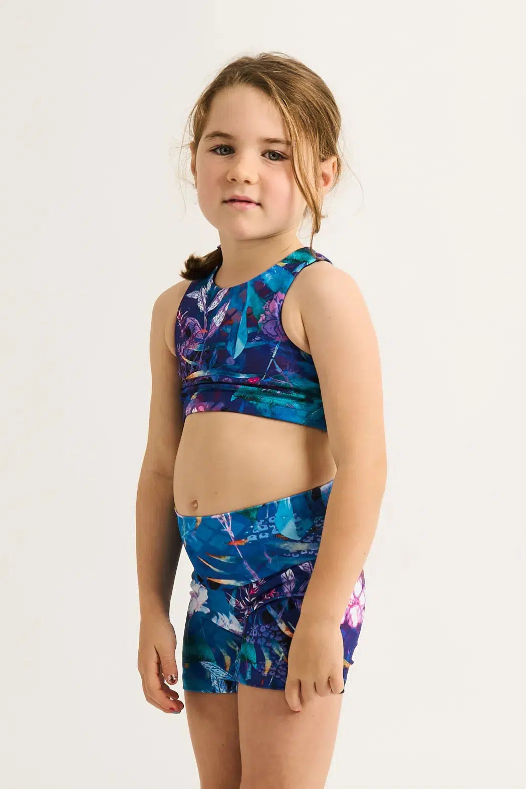 Performance Kids Booty Shorts - Mermaid Mafia-Activewear-Exoticathletica