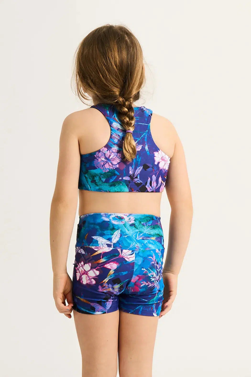 Performance Kids Booty Shorts - Mermaid Mafia-Activewear-Exoticathletica