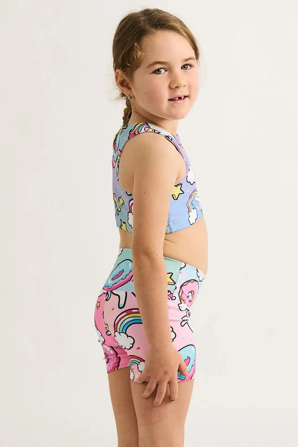 Performance Kids Booty Shorts - Unicorn-9358328345428-Activewear-Exoticathletica