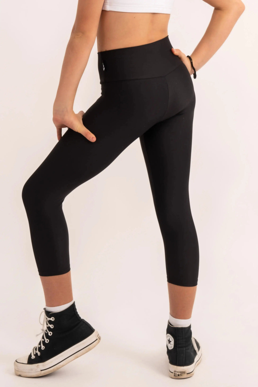 Performance Kids Capris - Black-Activewear-Exoticathletica