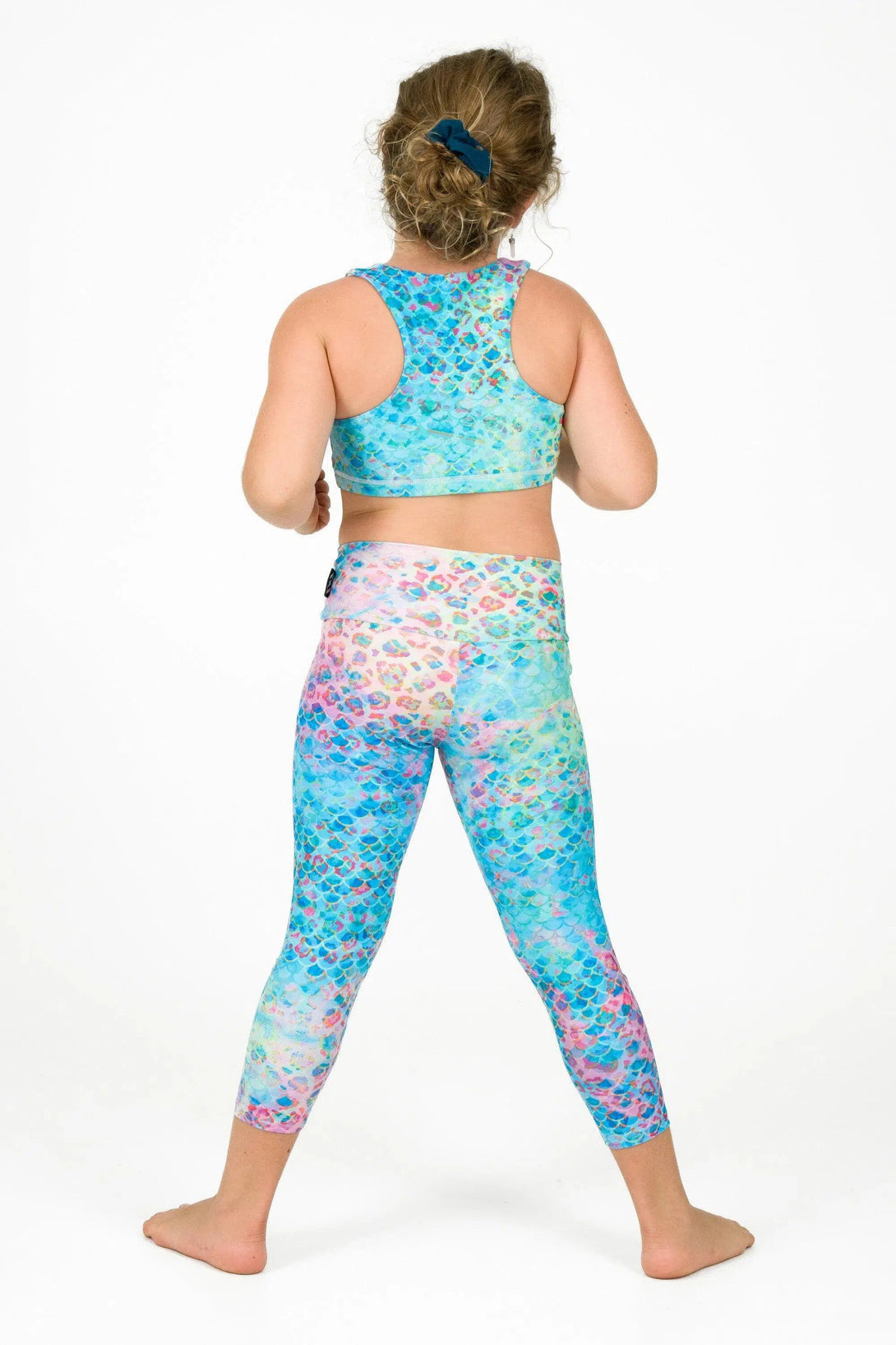 Performance Kids Capris - Mermaid Jag-Activewear-Exoticathletica