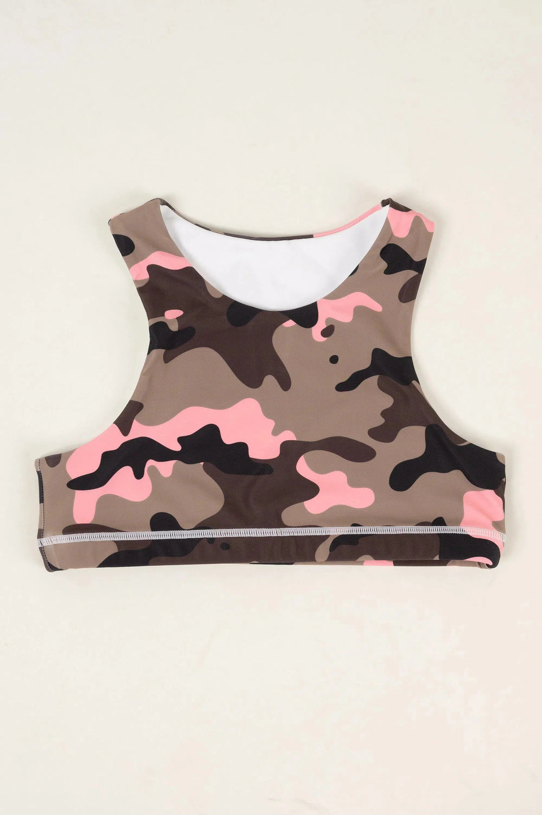 Performance Kids Crop Top - Camo Crush Pink-Activewear-Exoticathletica