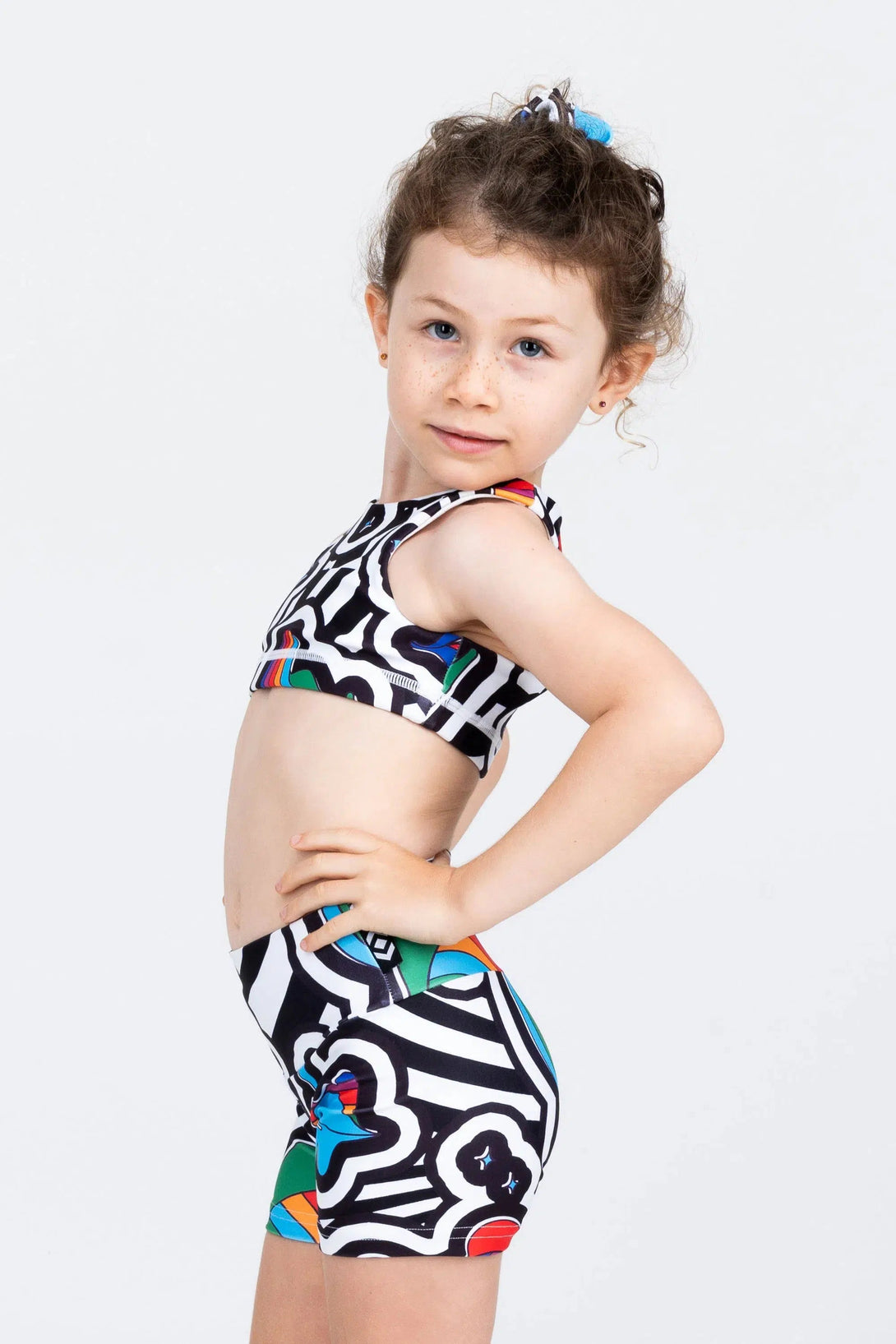 Performance Kids Crop Top - Excuse My French-Activewear-Exoticathletica