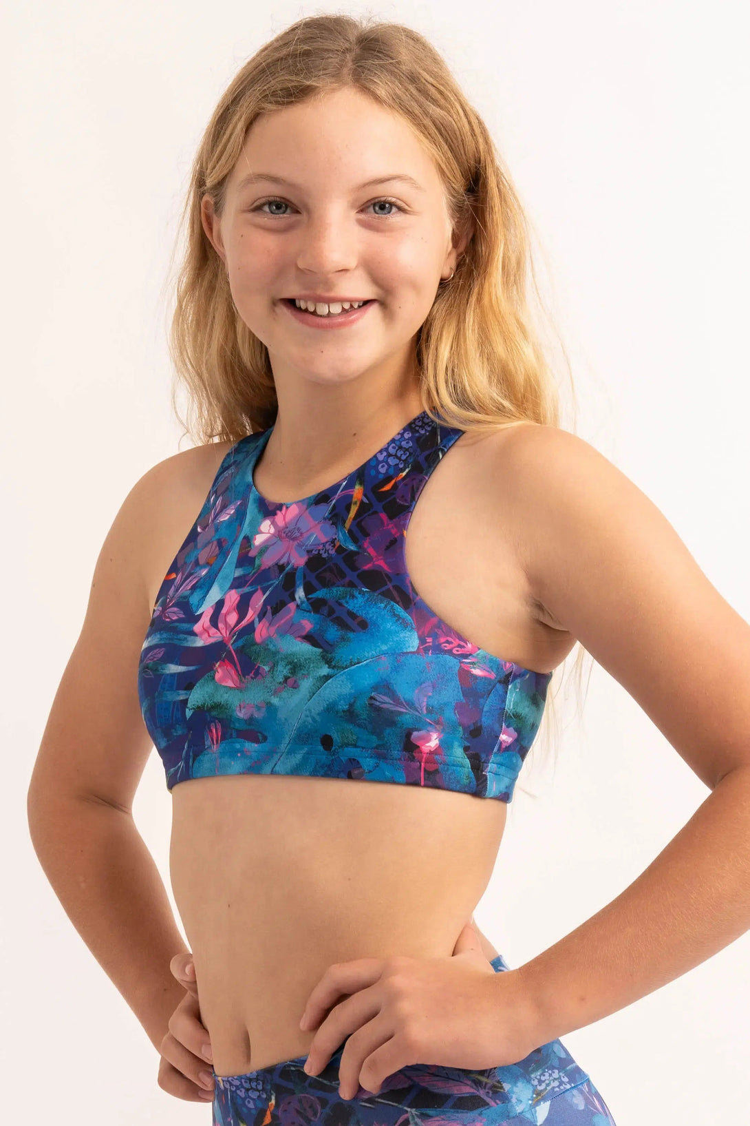 Performance Kids Crop Top - Mermaid Mafia-Activewear-Exoticathletica