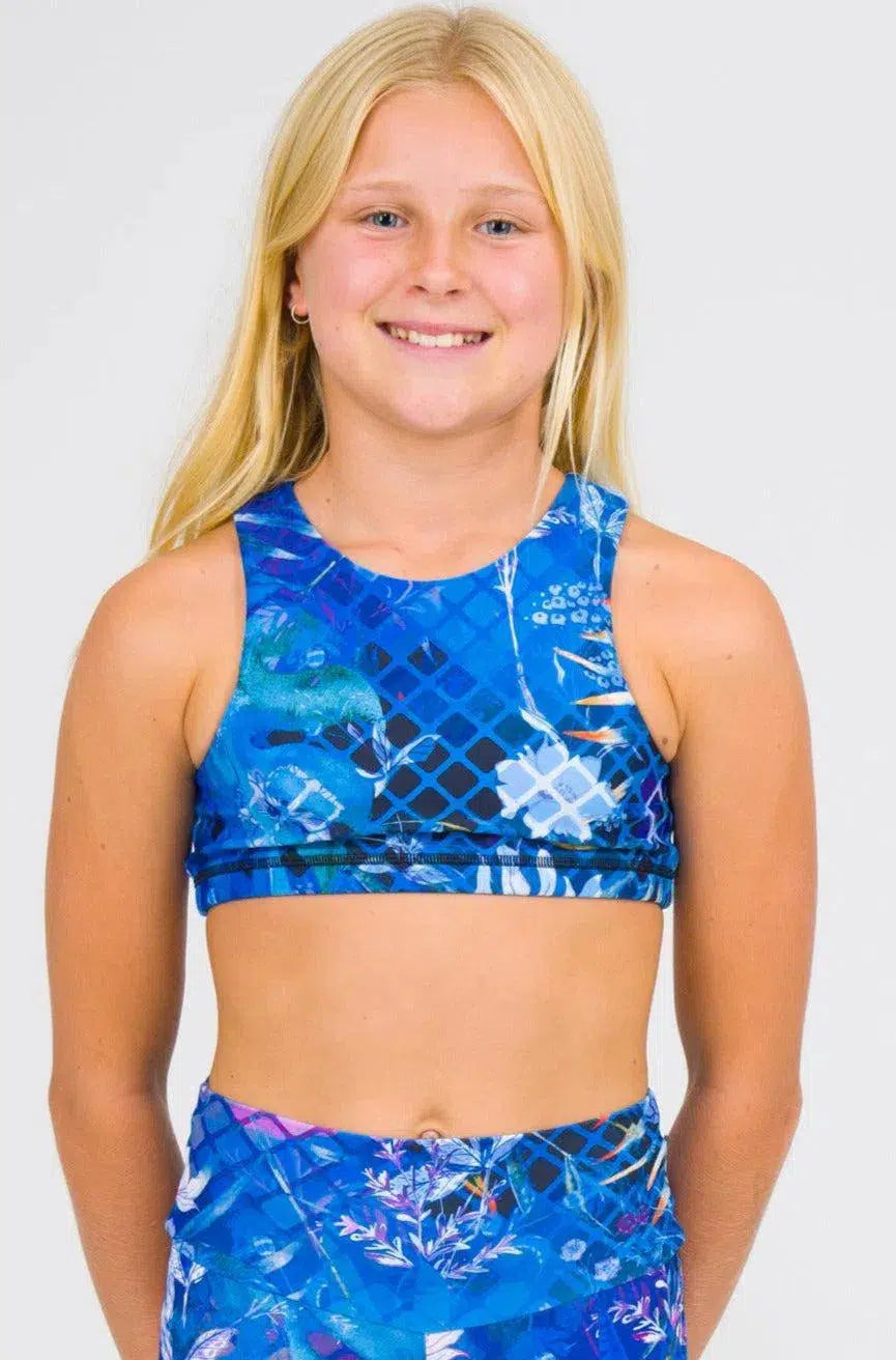 Performance Kids Crop Top - Mermaid Mafia-Activewear-Exoticathletica