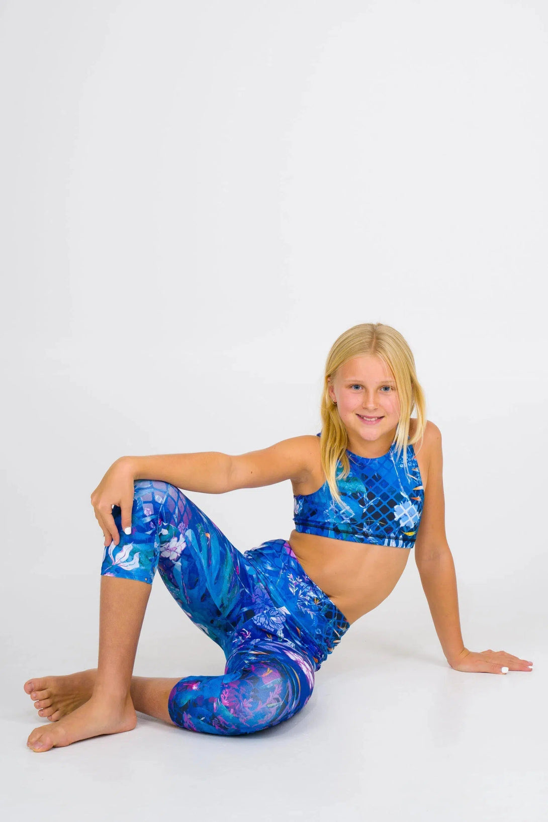 Performance Kids Crop Top - Mermaid Mafia-Activewear-Exoticathletica