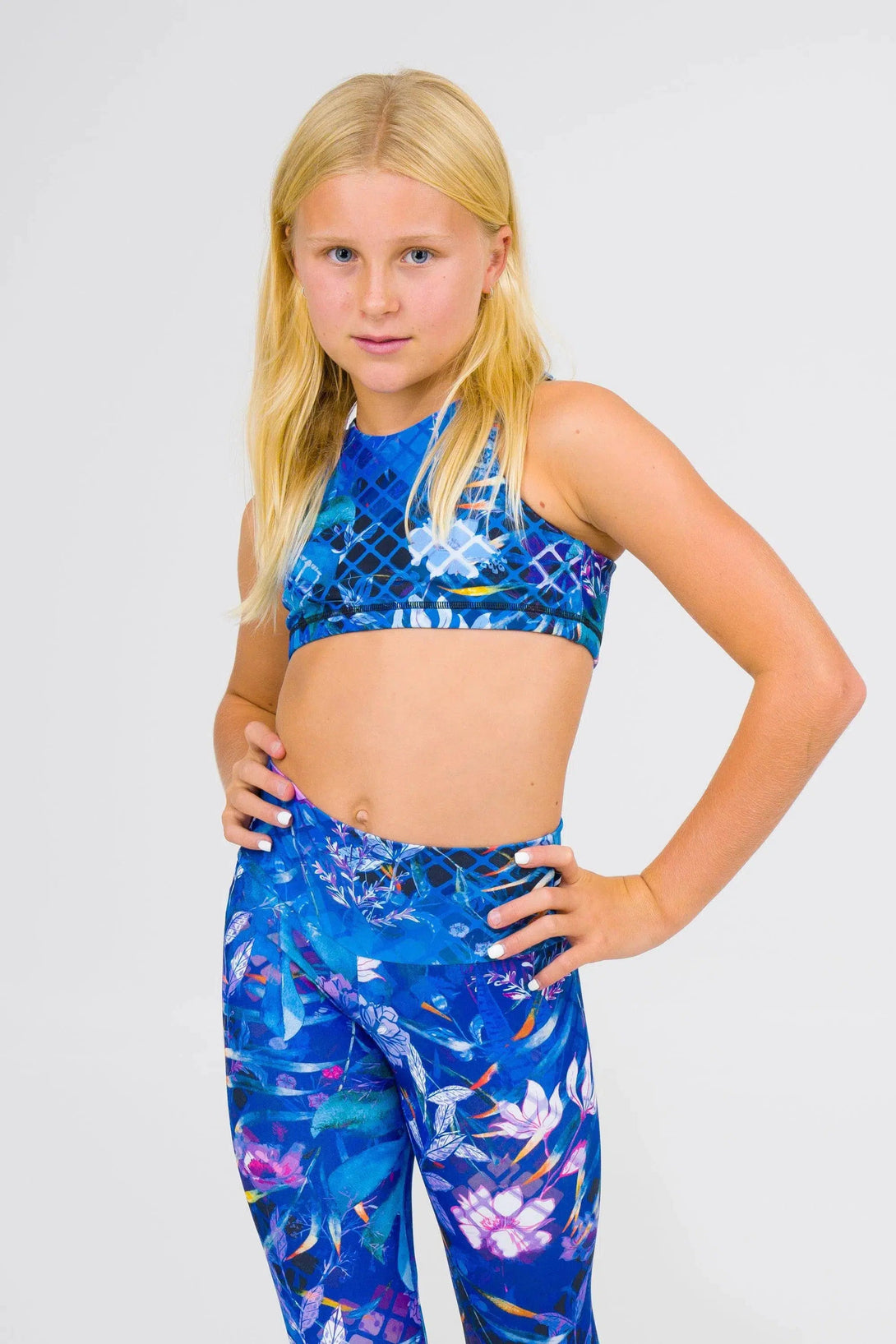 Performance Kids Crop Top - Mermaid Mafia-Activewear-Exoticathletica