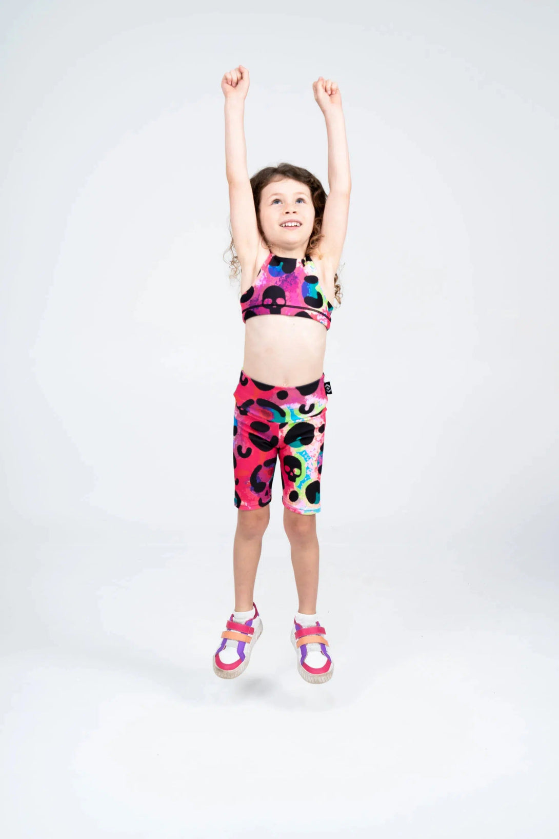 Performance Kids Crop Top - Rave In The Grave-Activewear-Exoticathletica