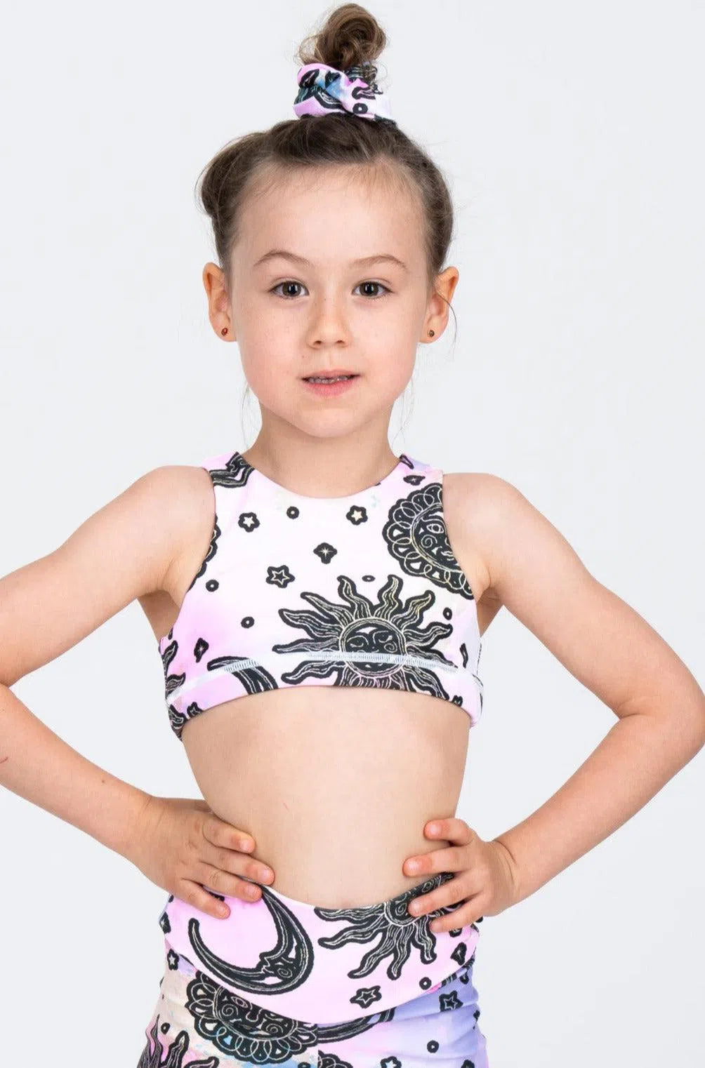 Performance Kids Crop Top - Solar Sister-Activewear-Exoticathletica