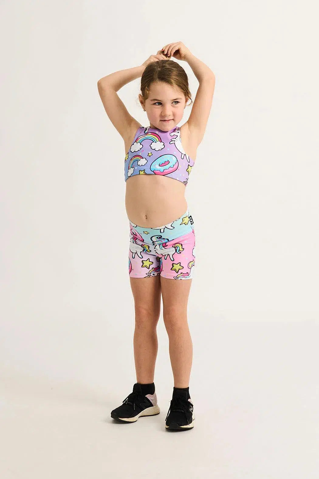 Performance Kids Crop Top - Unicorn-Activewear-Exoticathletica