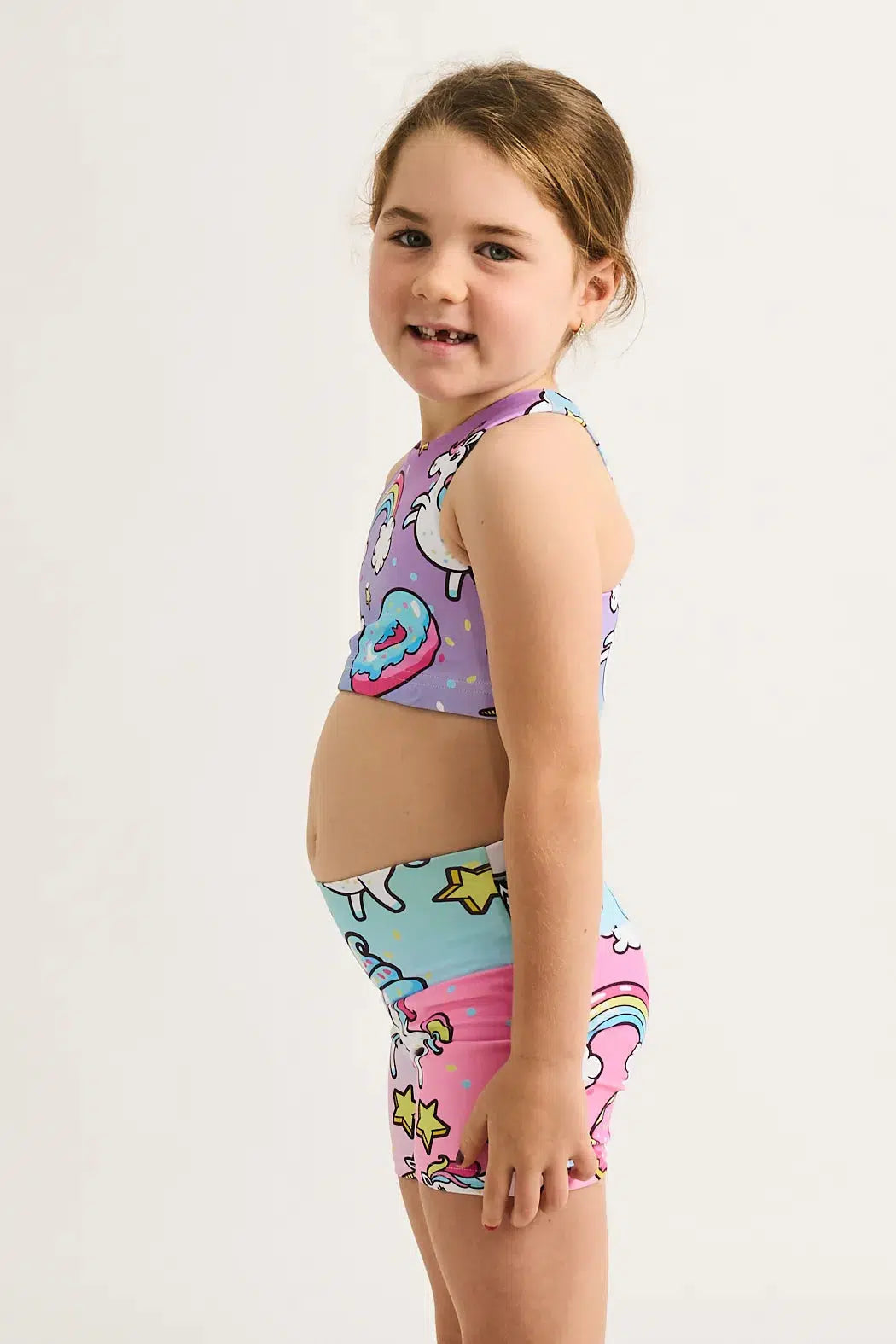 Performance Kids Crop Top - Unicorn-Activewear-Exoticathletica