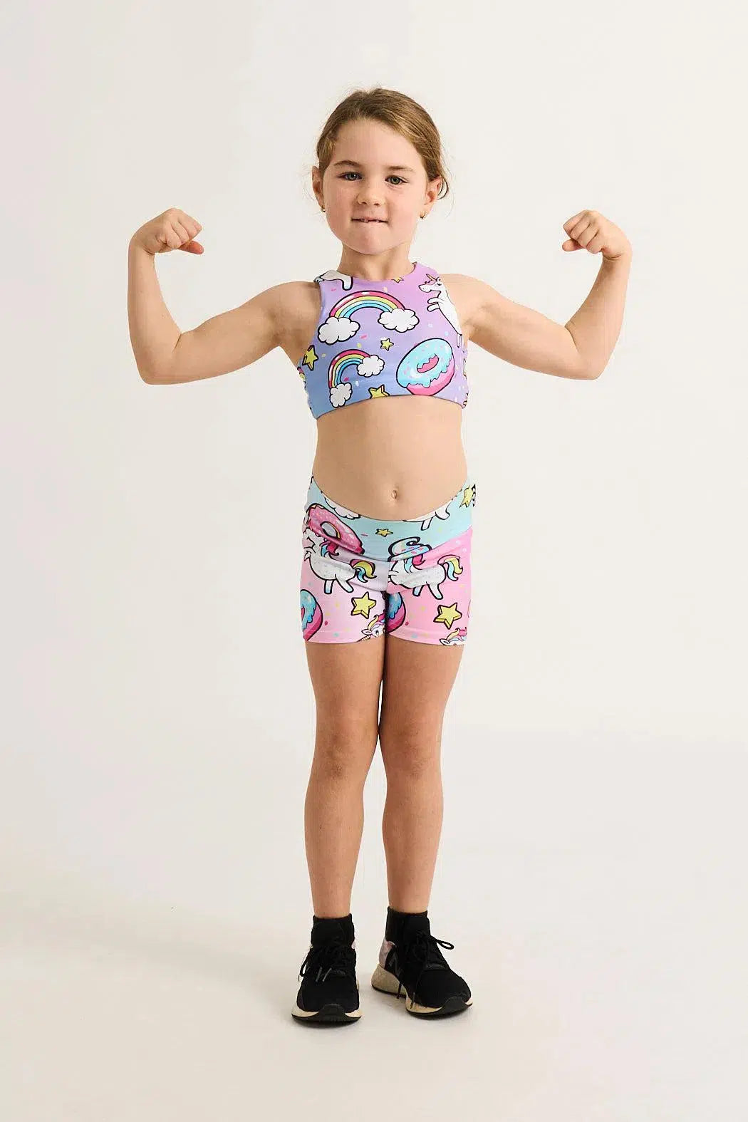 Performance Kids Crop Top - Unicorn-Activewear-Exoticathletica