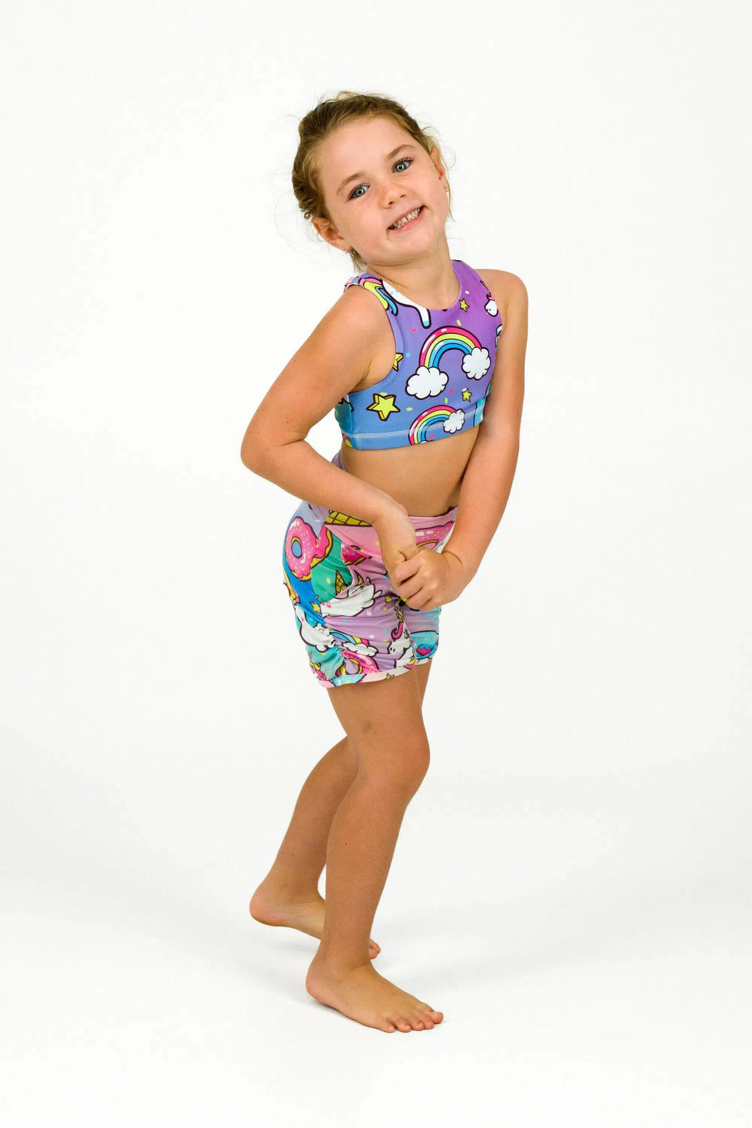 Performance Kids Crop Top - Unicorn-Activewear-Exoticathletica