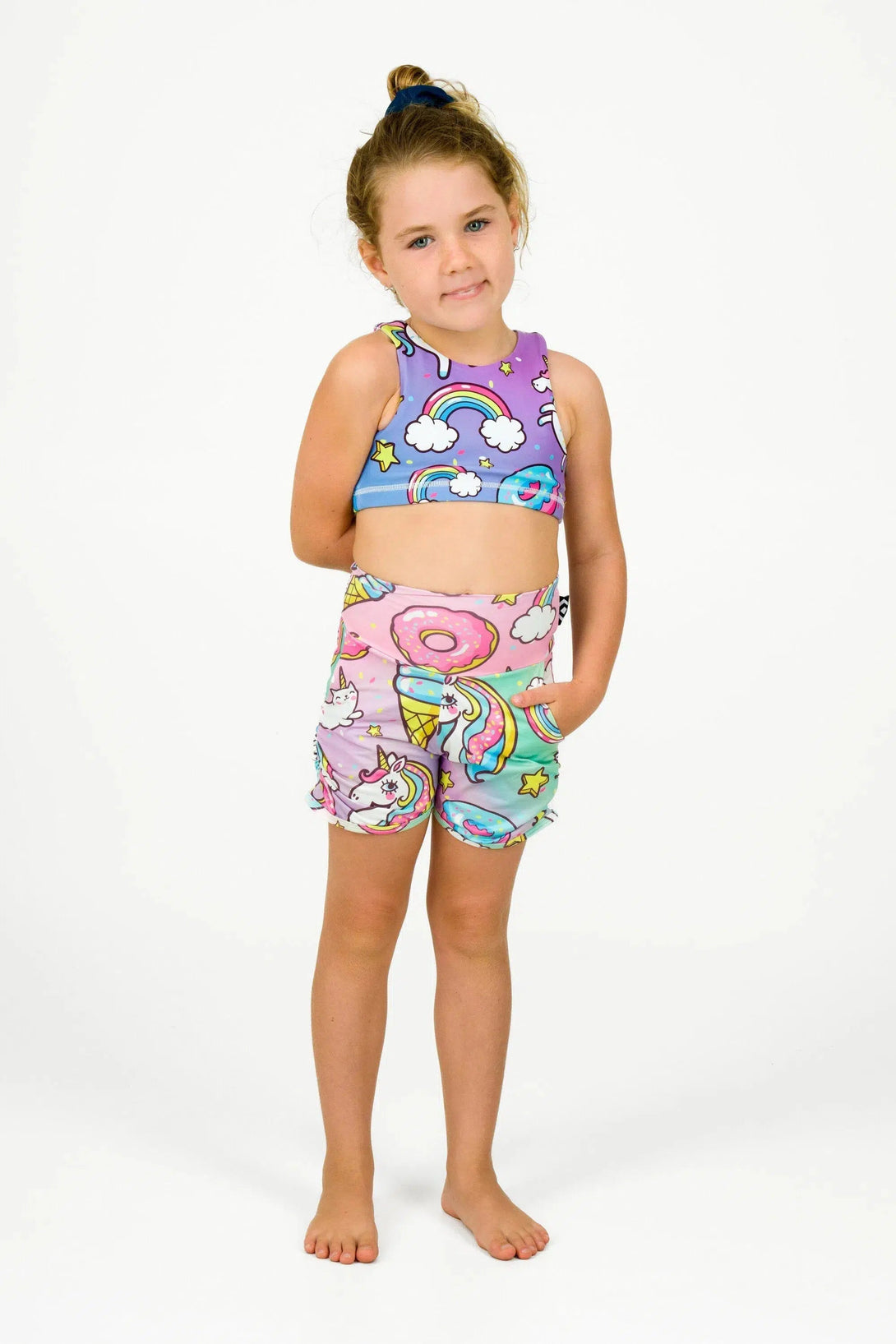 Performance Kids Crop Top - Unicorn-Activewear-Exoticathletica