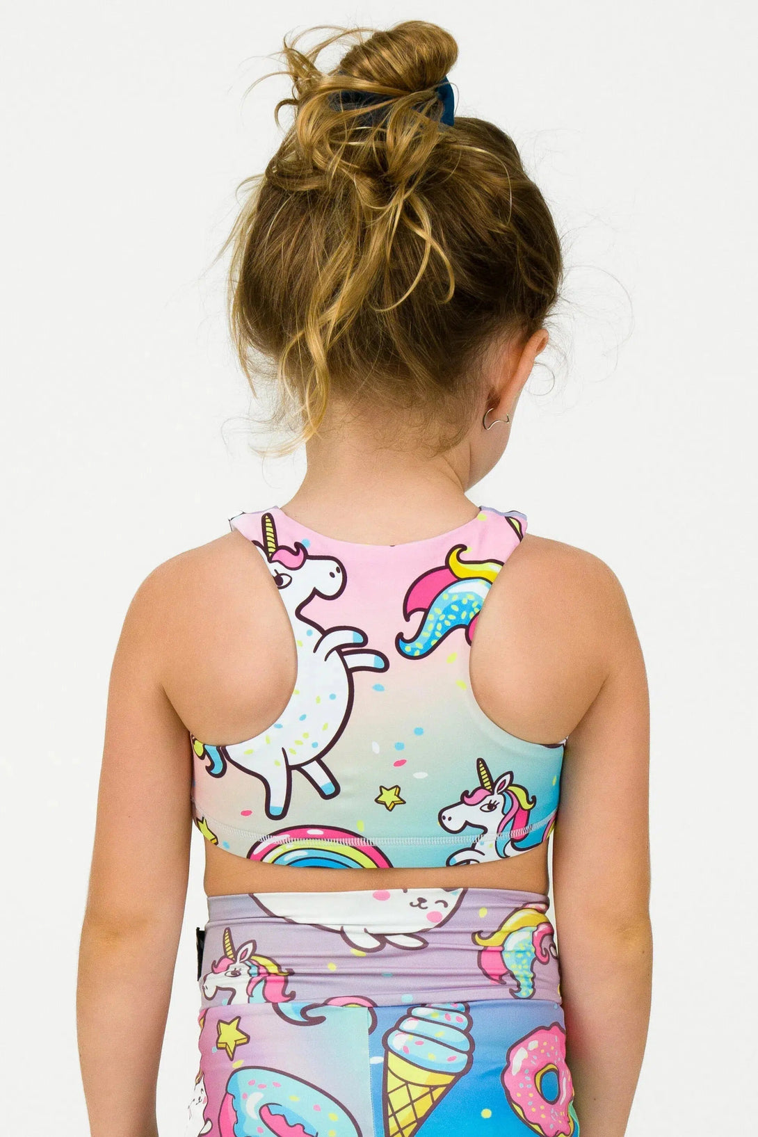 Performance Kids Crop Top - Unicorn-Activewear-Exoticathletica