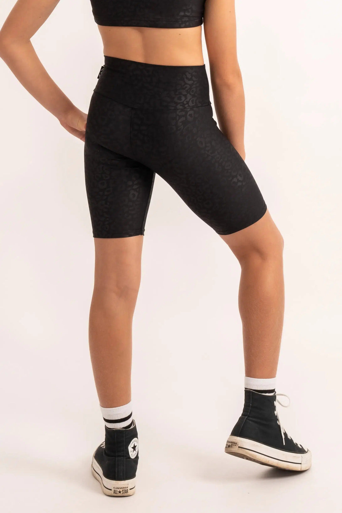 Performance Kids Long Shorts - Black Exotic Touch Jag-Activewear-Exoticathletica