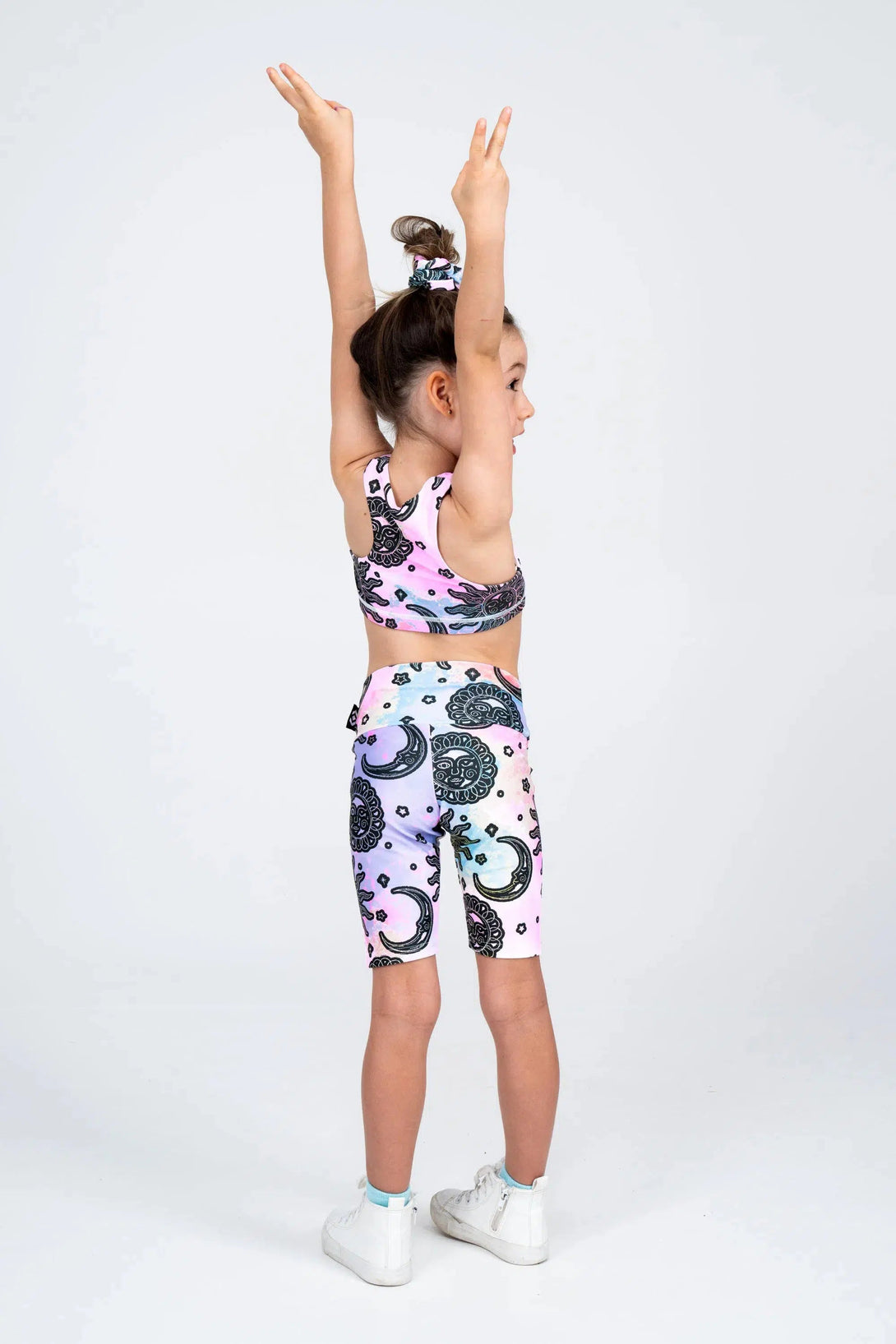 Performance Kids Long Shorts - Solar Sister-Activewear-Exoticathletica