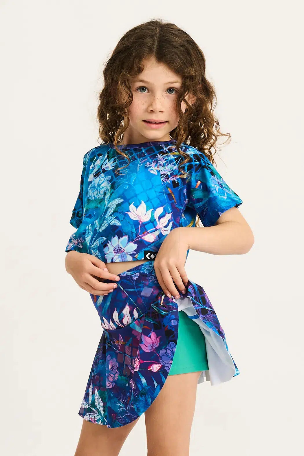 Performance Kids Simple Skort - Mermaid Mafia-Activewear-Exoticathletica