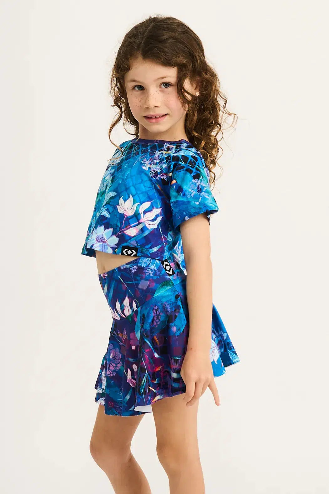 Performance Kids Simple Skort - Mermaid Mafia-Activewear-Exoticathletica