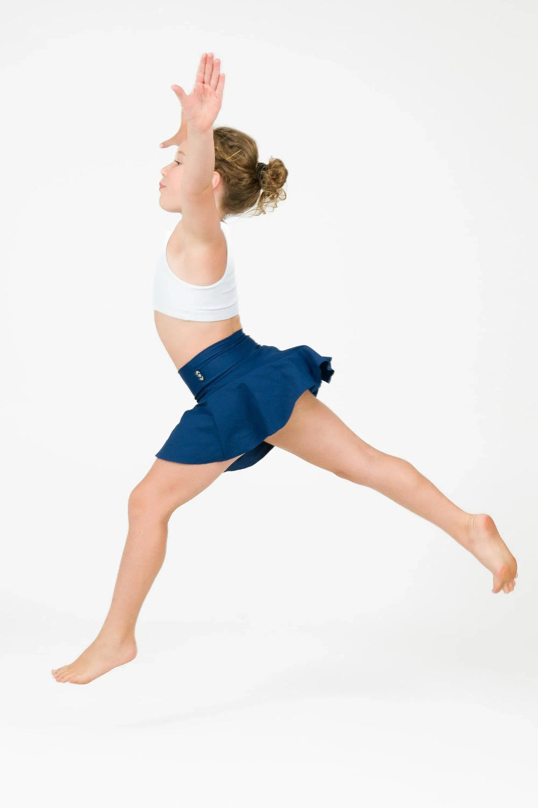 Performance Kids Simple Skort - Navy-Activewear-Exoticathletica