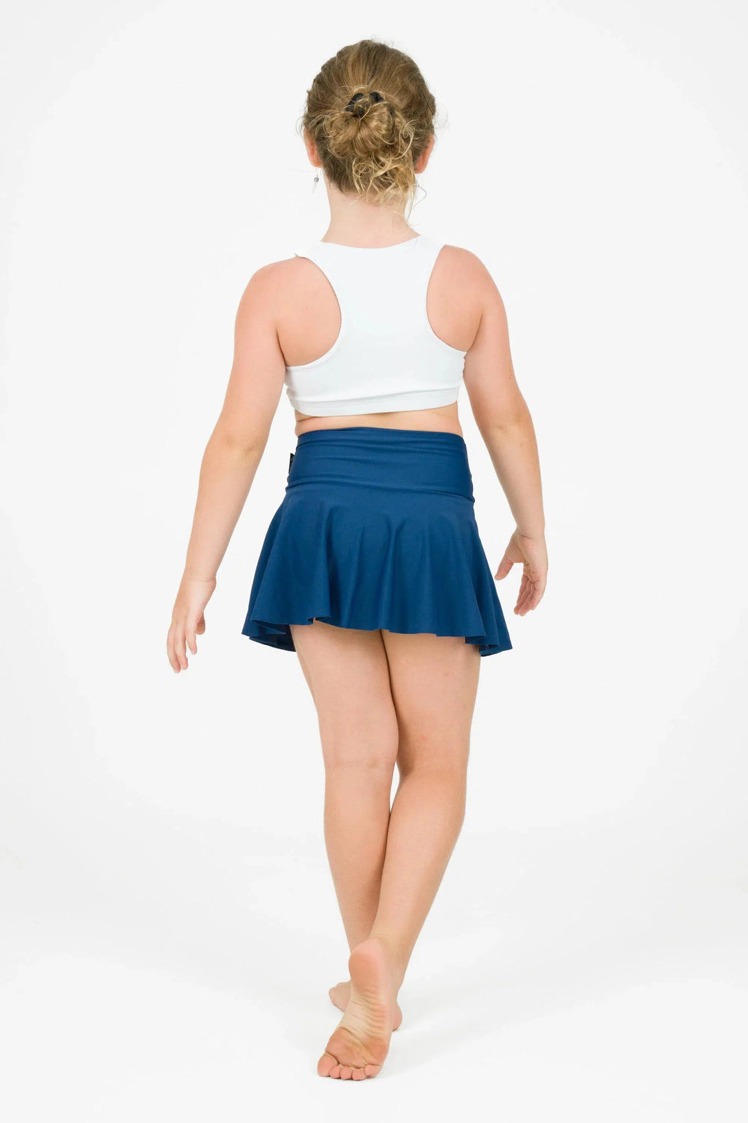 Performance Kids Simple Skort - Navy-Activewear-Exoticathletica