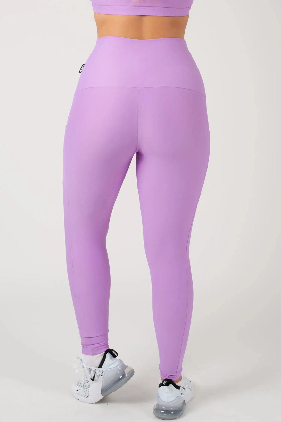 Performance Panel Pocket Extra High Waisted Leggings - Lilac-Activewear-Exoticathletica