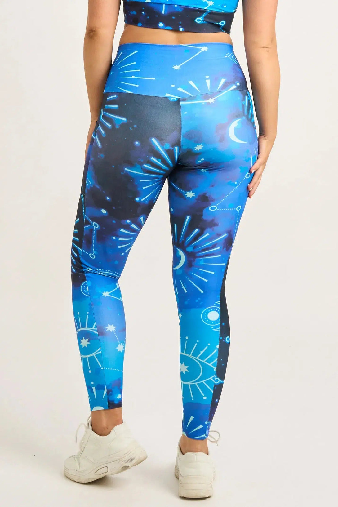 Performance Panel Pocket High Waisted Leggings - Imagine Nation-Activewear-Exoticathletica