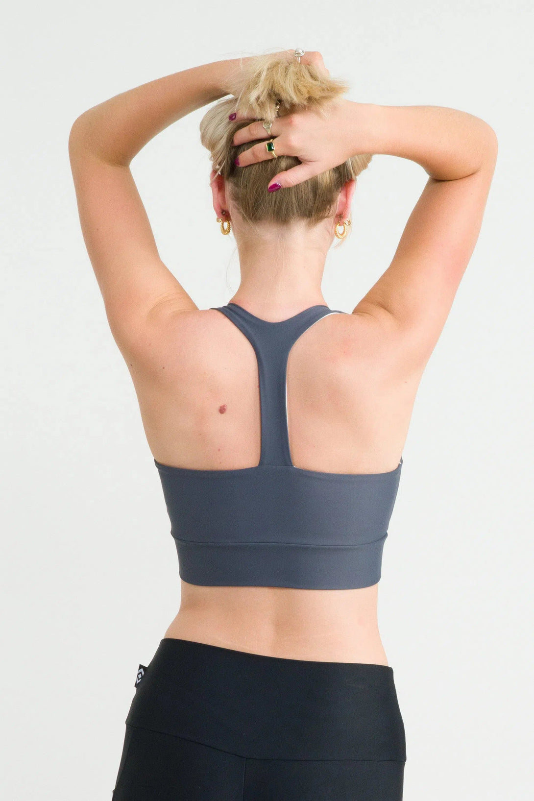 Performance T Back Comfort Crop Top - Mama Shark-Activewear-Exoticathletica