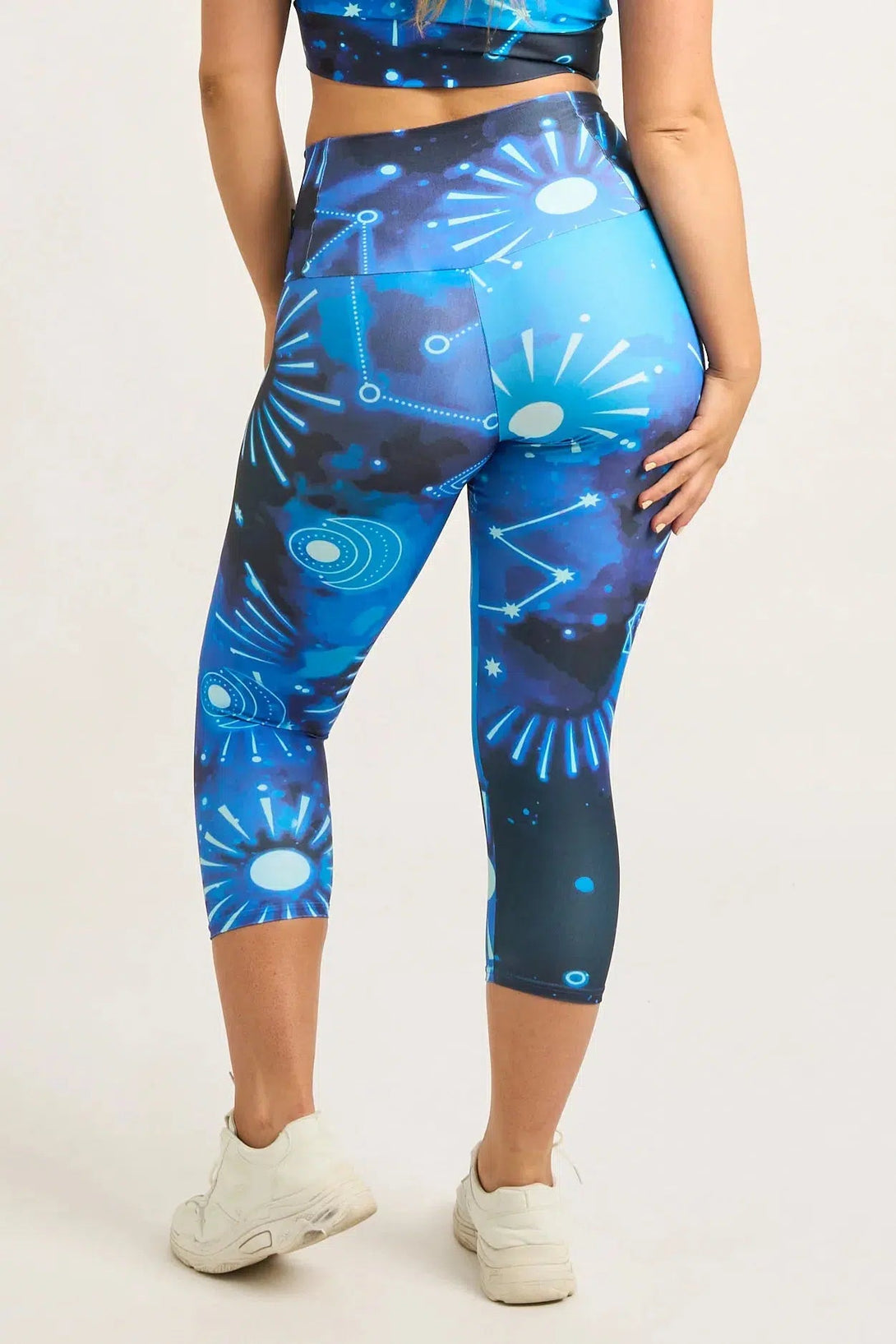 Performance Tummy Control High Waisted Capri Leggings - Imagine Nation-Activewear-Exoticathletica