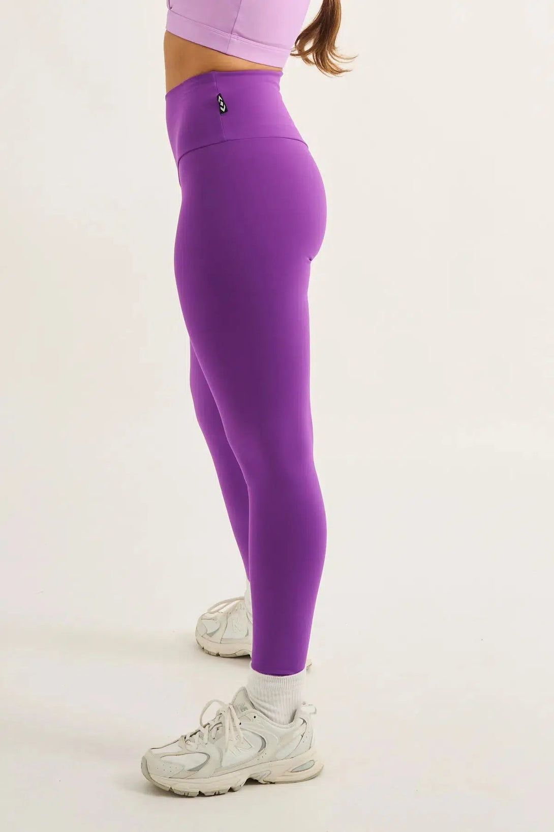 Purple Body Contouring - High Waisted Leggings-Activewear-Exoticathletica