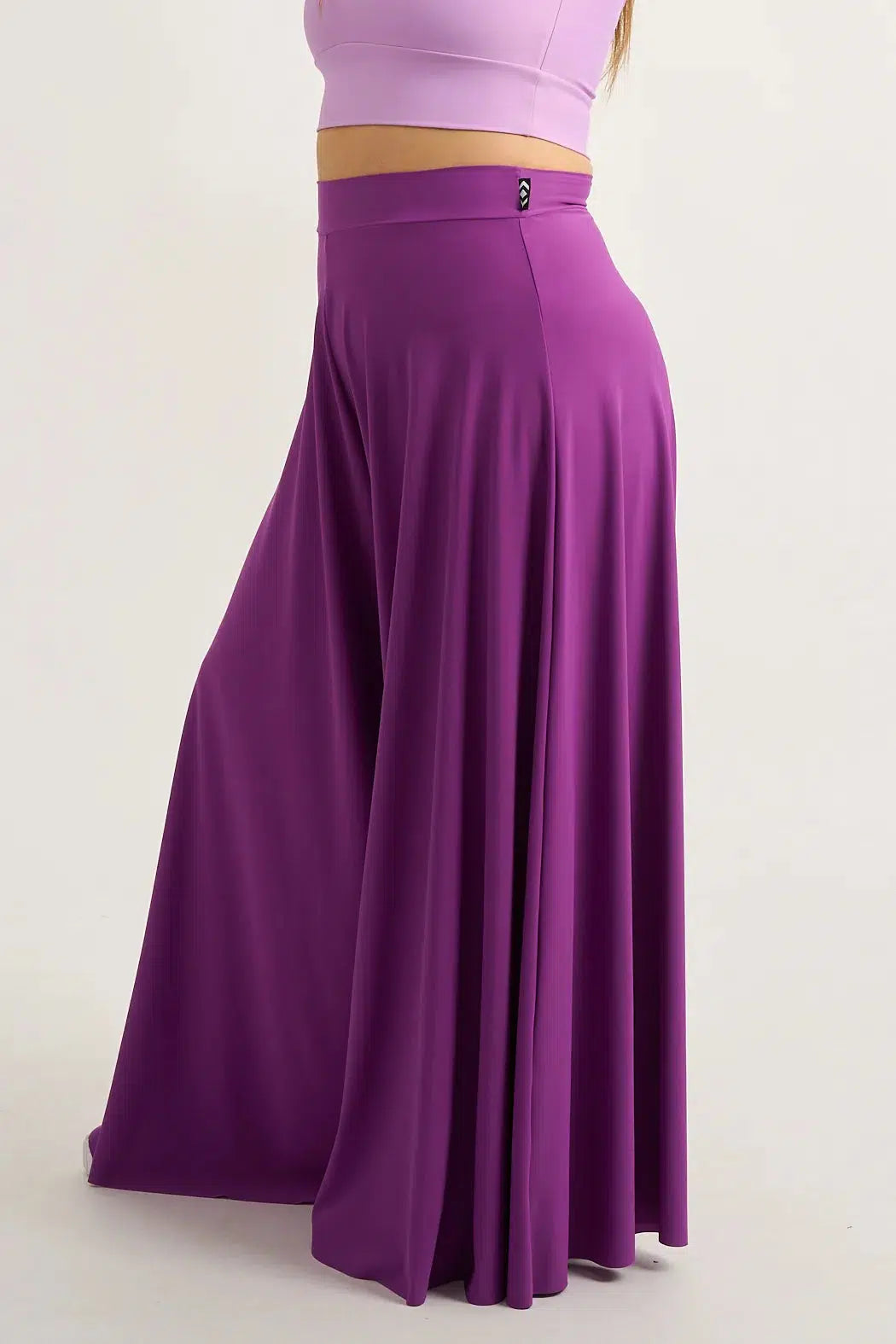 Purple Silky - Palazzo Pant-Activewear-Exoticathletica