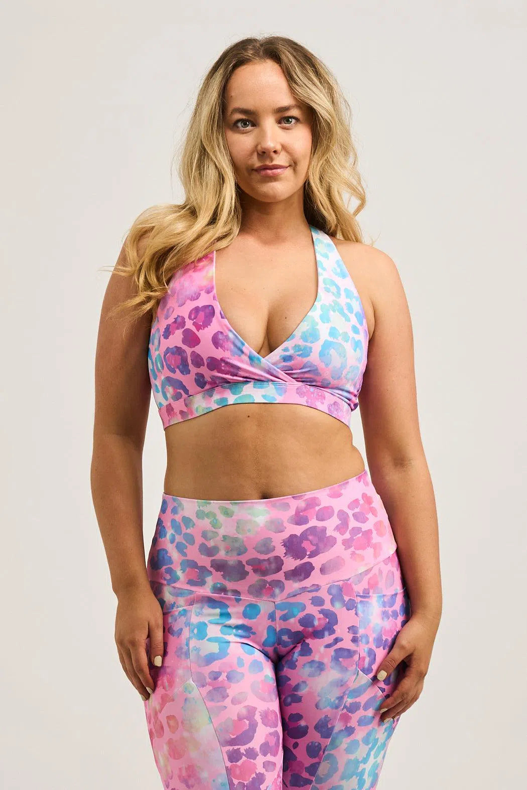 Rainbow Jag Performance - Cross Over Crop-9358328351009-Activewear-Exoticathletica