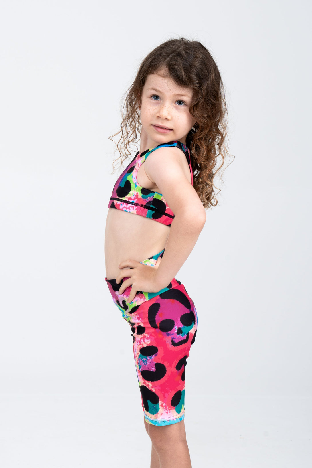 Rave In The Grave Performance - Kids Long Shorts-Activewear-Exoticathletica
