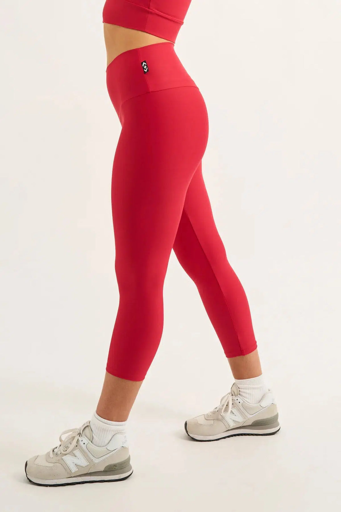 Red Performance - High Waisted Capri Leggings-20229459-Activewear-Exoticathletica