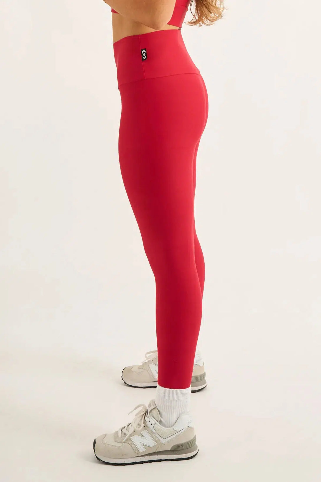 Red Performance - High Waisted Leggings-Activewear-Exoticathletica