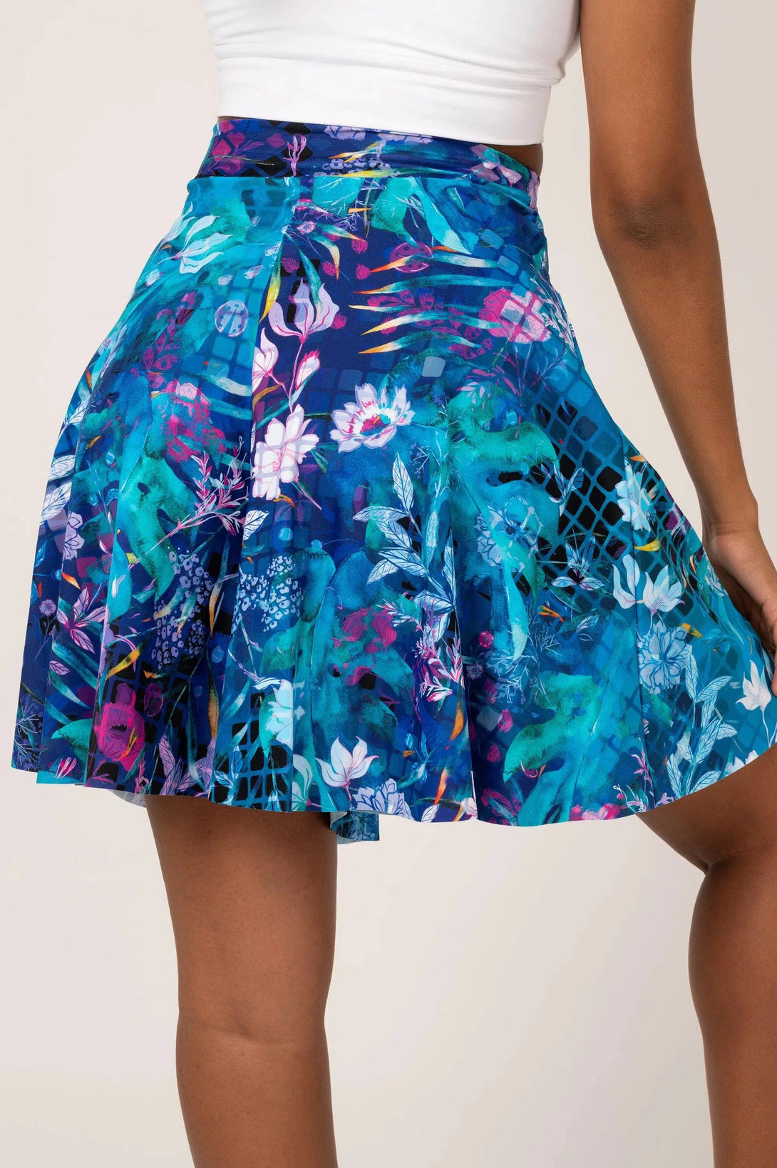 Silky Basketball Palazzo Short - Mermaid Mafia-Activewear-Exoticathletica