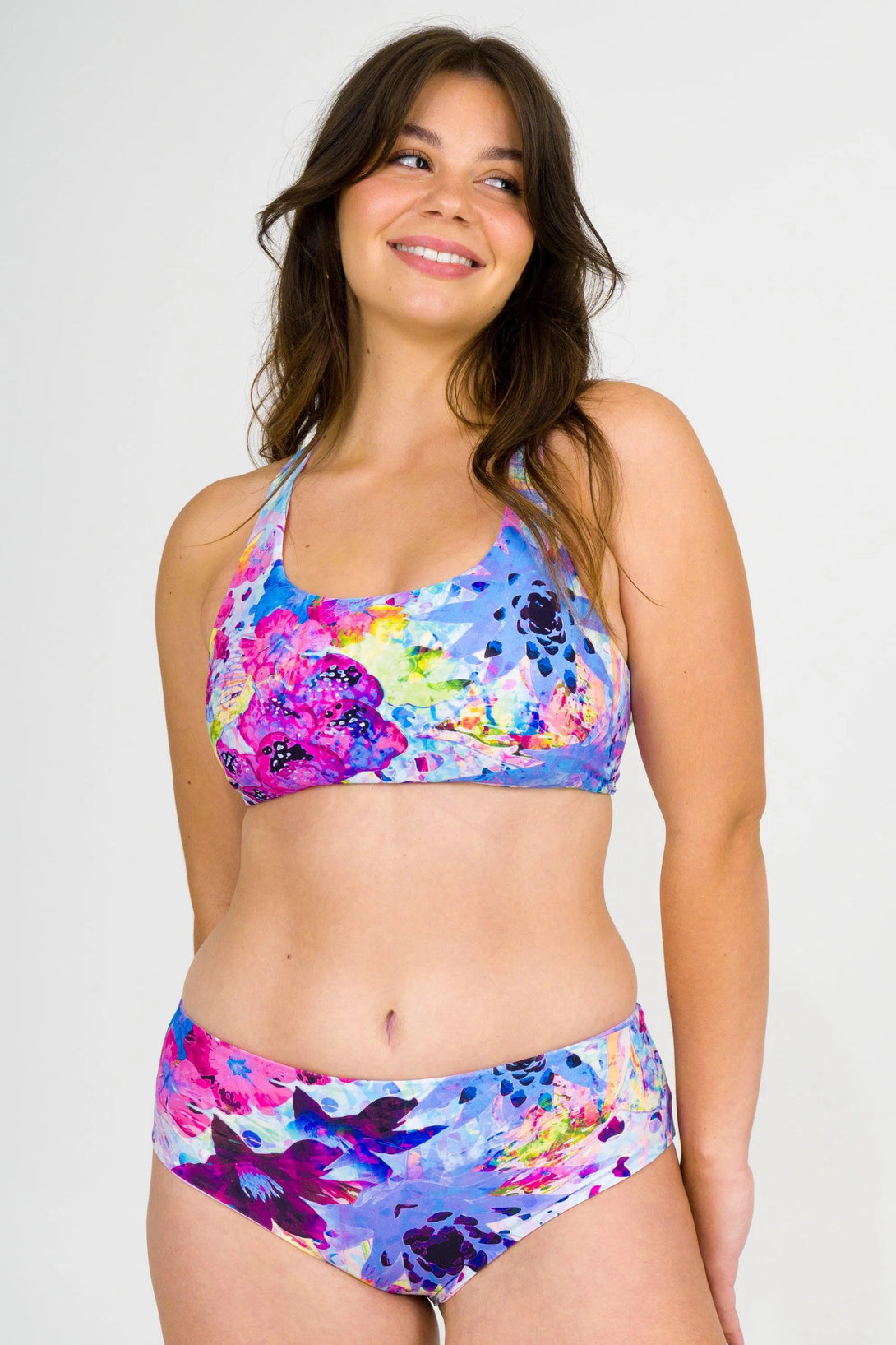 Silky Cross Over Bikini Top - Blessings-Activewear-Exoticathletica