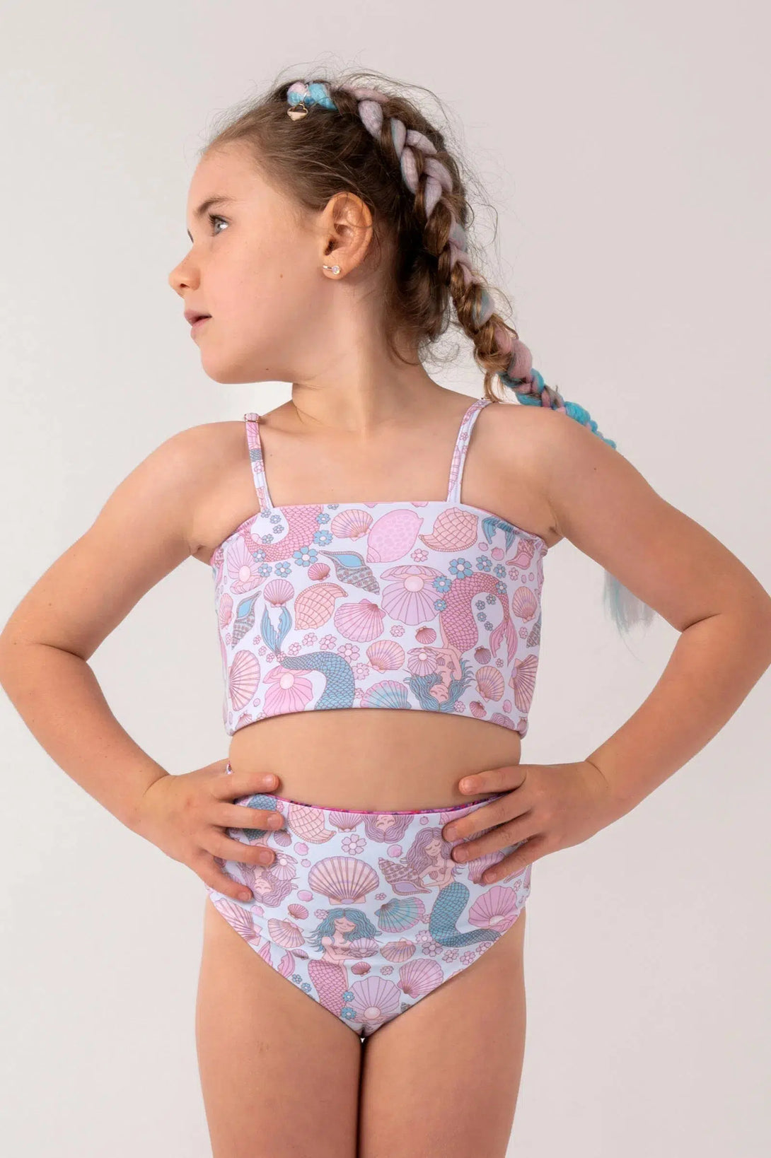 Silky Kids Adjustable Bikini Top - Mermaidia Aqua-Activewear-Exoticathletica