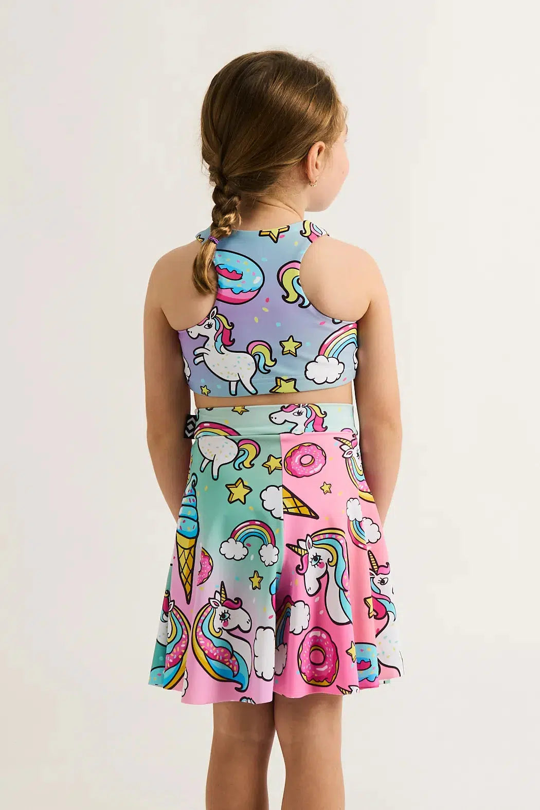 Silky Kids Basketball Palazzo Short - Unicorn-Activewear-Exoticathletica