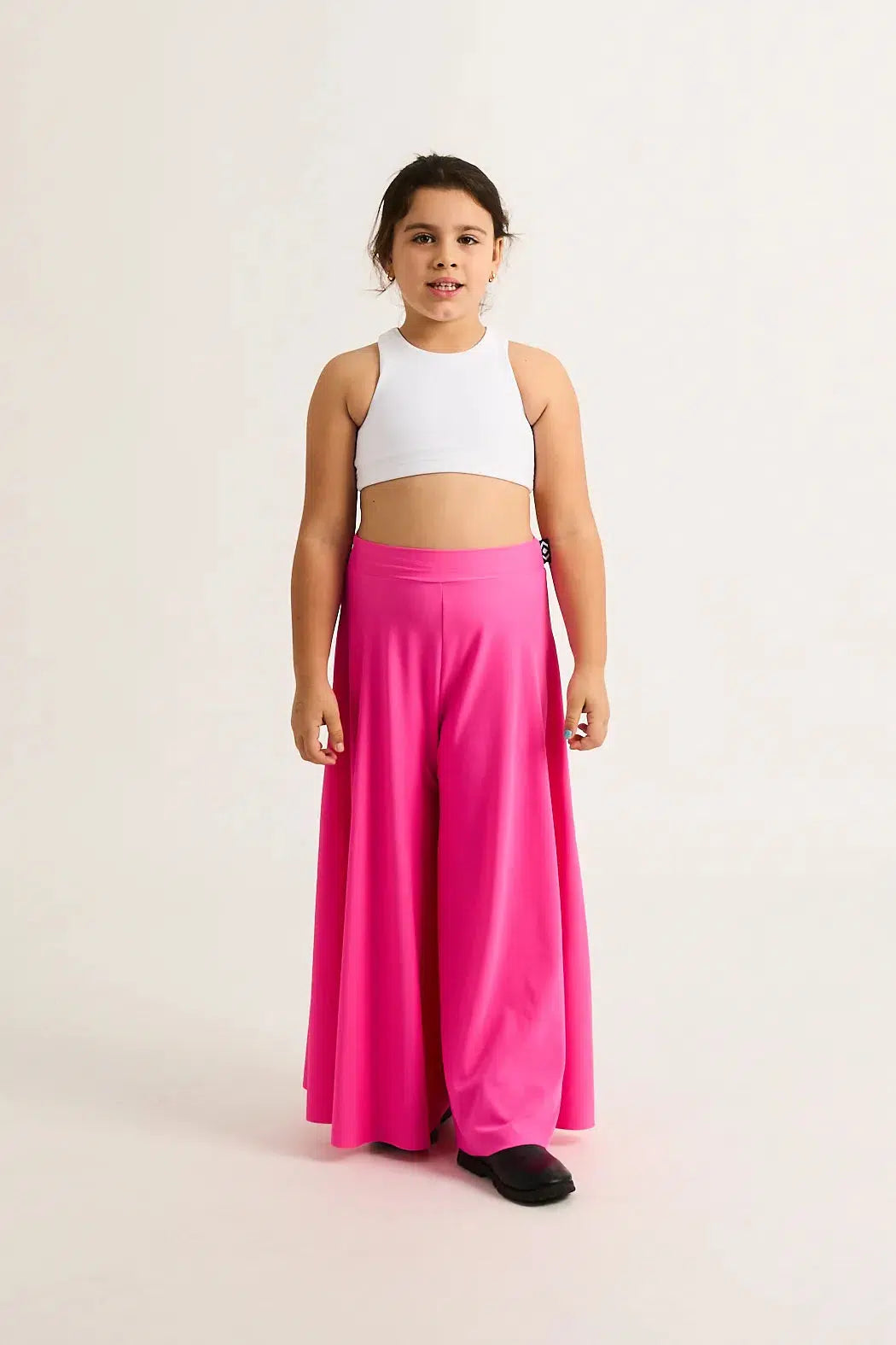 Silky Kids Palazzo Pant - Candy Pink-Activewear-Exoticathletica