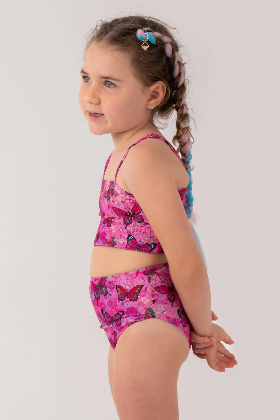 Silky Kids Reversible Bikini Bottom - Wing Girl-Activewear-Exoticathletica