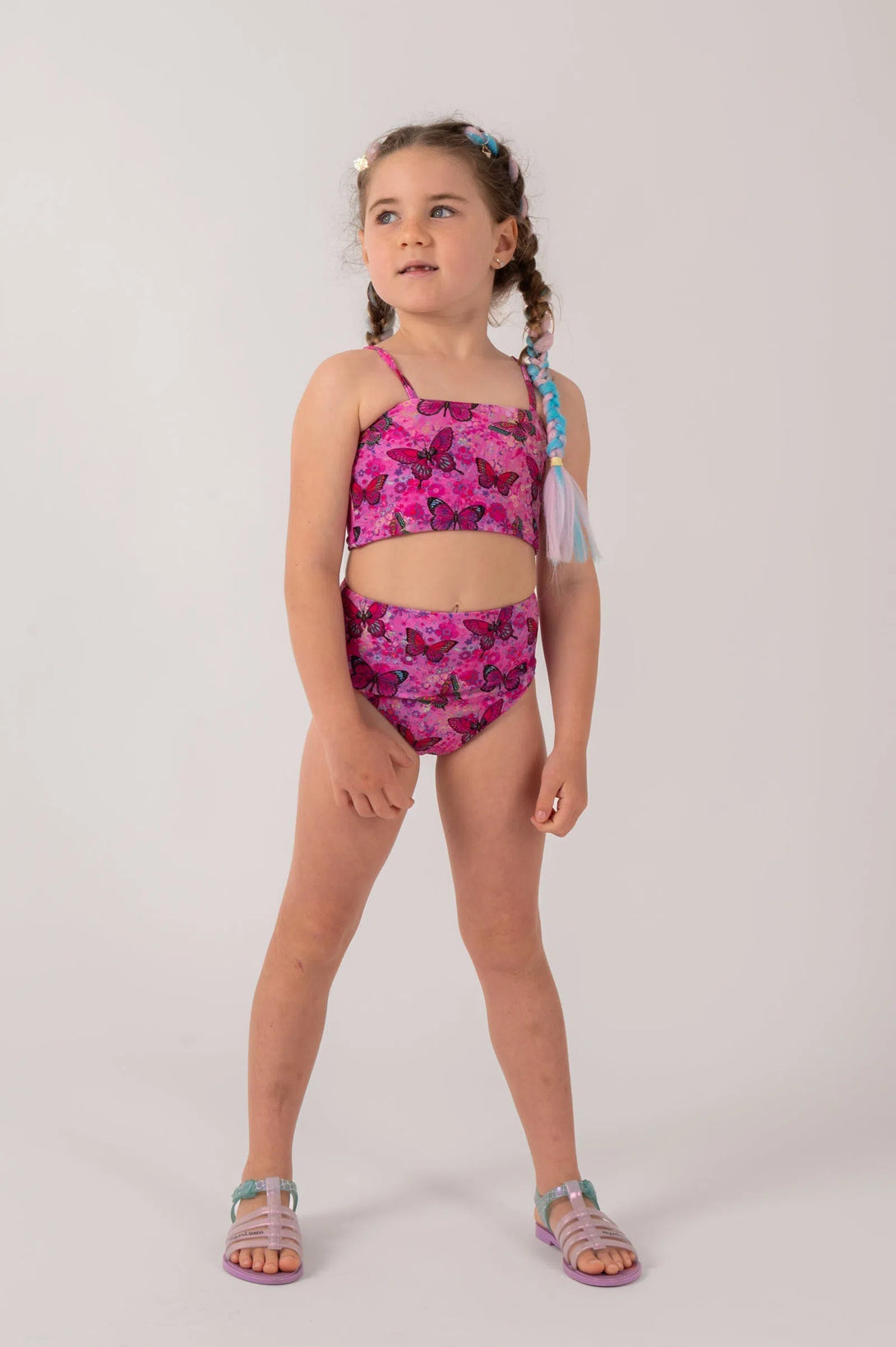 Silky Kids Reversible Bikini Bottom - Wing Girl-Activewear-Exoticathletica